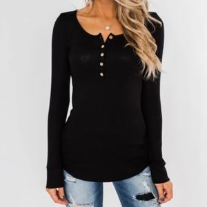 Juicy Couture Long Sleeve Cotton Blouse
